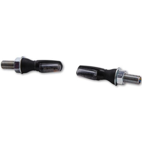 Piloto trasero/intermitente LED HIGHSIDER smart Spark 3in1 - cristal ahumado - homologado E - Pareja