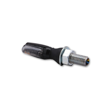 Piloto trasero/intermitente LED HIGHSIDER smart Spark 3in1 - cristal ahumado - homologado E - Pareja