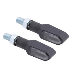 Piloto trasero/intermitente LED HIGHSIDER smart Namiko-TS 3in1 - cristal ahumado - homologado E - Pareja