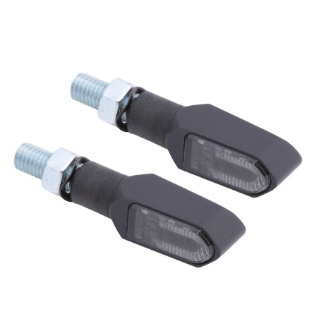Piloto trasero/intermitente LED HIGHSIDER smart Namiko-TS 3in1 - cristal ahumado - homologado E - Pareja