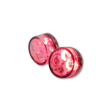 Piloto trasero/intermitente LED HIGHSIDER smart Module Sixteen 3in1 - cristal ahumado - homologado E - Pareja