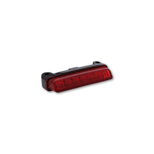Piloto trasero LED HIGHSIDER smart Mini - cristal rojo - homologado E - 1 pieza