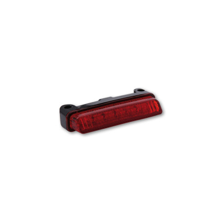 Piloto trasero LED HIGHSIDER smart Mini - cristal rojo - homologado E - 1 pieza