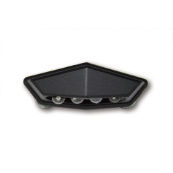 Luz de matrícula LED HIGHSIDER smart Quadro - negro - 1 pieza 2
