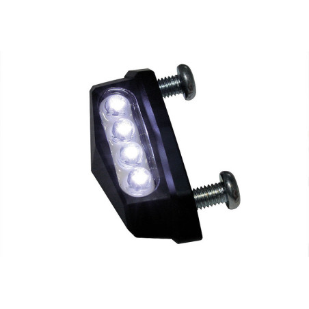 Luz de matrícula LED HIGHSIDER smart Quadro - negro - 1 pieza