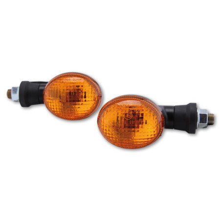 Intermitente HIGHSIDER smart Mini - cristal naranja - homologado E - Pareja