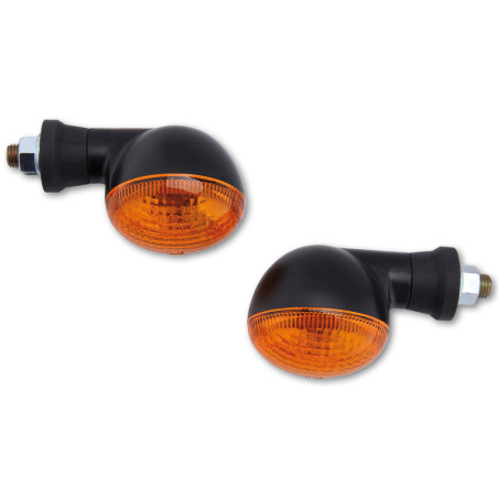 Intermitente HIGHSIDER smart Mini - cristal naranja - homologado E - Pareja