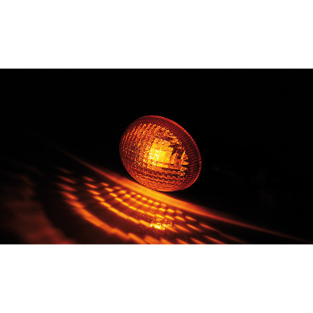 Intermitente HIGHSIDER smart Mini - cristal naranja - homologado E - Pareja