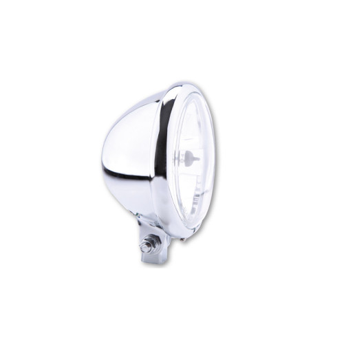 Faro delantero HIGHSIDER smart Bates Style - 5 3/4 inch - cromado - 1 pieza