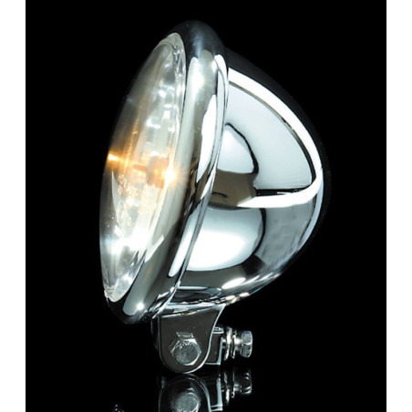 Faro delantero HIGHSIDER smart Bates Style - 5 3/4 inch - cromado - 1 pieza