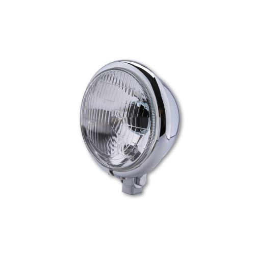Faro delantero HIGHSIDER smart Bates Style - 5 3/4 inch - cromado - 1 pieza