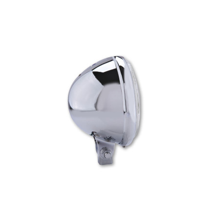 Faro delantero HIGHSIDER smart Bates Style - 5 3/4 inch - cromado - 1 pieza