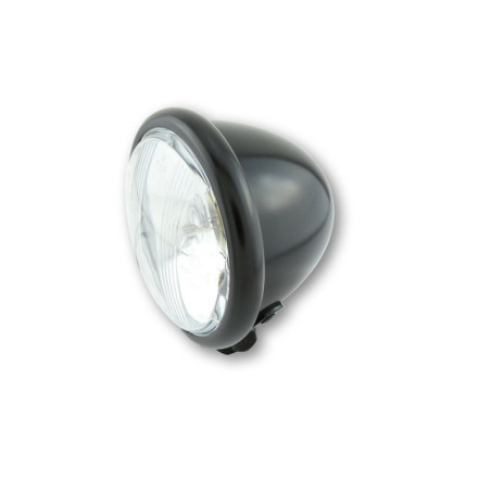 Faro delantero HIGHSIDER smart Bates Style - 4 1/2 inch - negro - 1 pieza