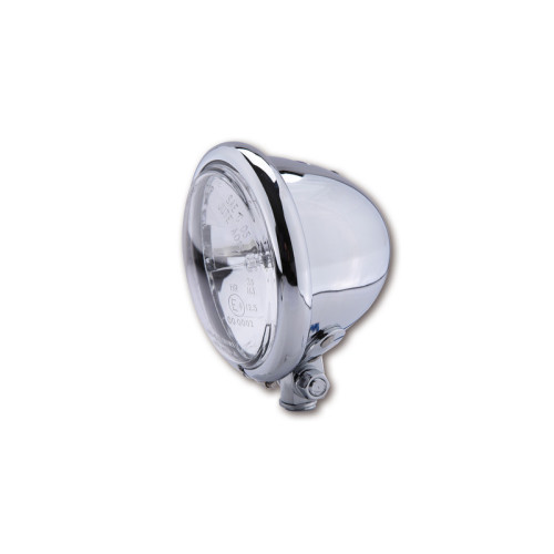 Faro delantero HIGHSIDER smart Bates Style - 4 1/2 inch - cromado - 1 pieza