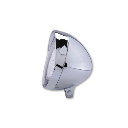 Faro delantero HIGHSIDER smart Cruiser - 6 1/2 inch - cromado - 1 pieza