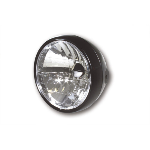 Faro delantero HIGHSIDER smart - 6 1/2 inch - negro - 1 pieza