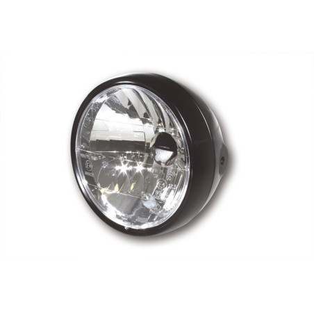 Faro delantero HIGHSIDER smart - 6 1/2 inch - negro - 1 pieza