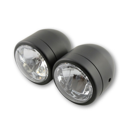 Faro delantero (3-1/2")+ soporte HIGHSIDER smart - negro