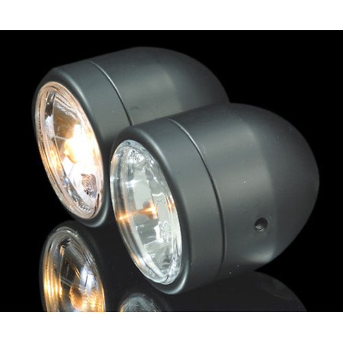 Faro delantero (3-1/2")+ soporte HIGHSIDER smart - negro