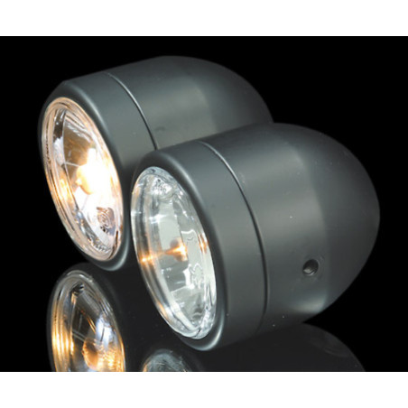 Faro delantero (3-1/2")+ soporte HIGHSIDER smart - negro
