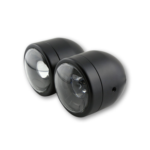 Faro delantero LED HIGHSIDER smart Twin (3-1/2") - negro - 1 pieza