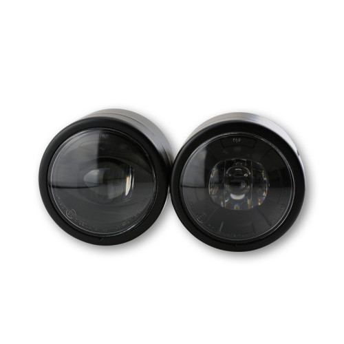 Faro delantero LED HIGHSIDER smart Twin (3-1/2") - negro - 1 pieza