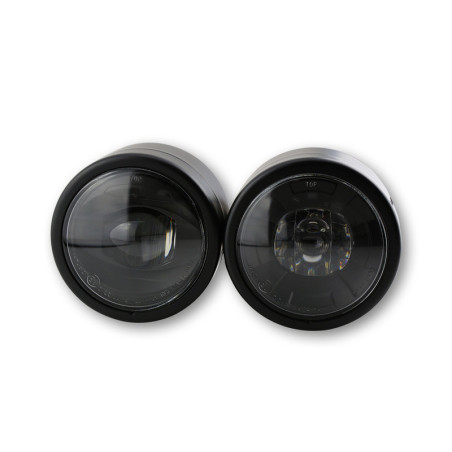 Faro delantero LED HIGHSIDER smart Twin (3-1/2") - negro - 1 pieza