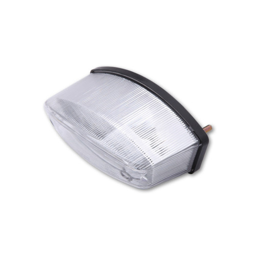 Piloto trasero LED HIGHSIDER smart Monster - cristal transparente - homologado E - 1 pieza
