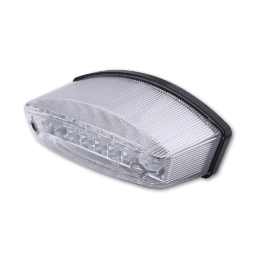 Piloto trasero LED HIGHSIDER smart Monster - cristal transparente - homologado E - 1 pieza