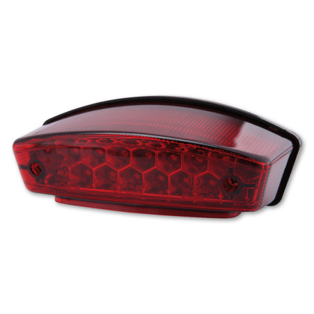 Piloto trasero LED HIGHSIDER smart Monster - cristal rojo - homologado E - 1 pieza