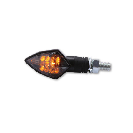 Intermitente LED HIGHSIDER smart Rock - cristal ahumado - homologado E - Pareja