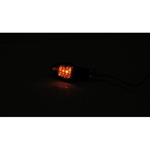 Intermitente LED HIGHSIDER smart Rock - cristal ahumado - homologado E - Pareja