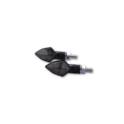 Intermitente LED HIGHSIDER smart Rock - cristal ahumado - homologado E - Pareja