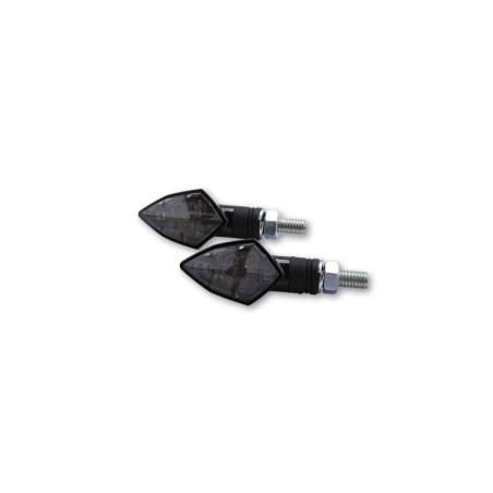 Intermitente LED HIGHSIDER smart Rock - cristal ahumado - homologado E - Pareja