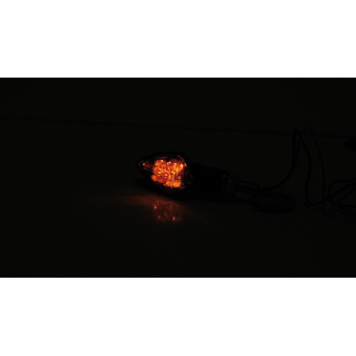 Intermitente LED HIGHSIDER smart Rock - cristal ahumado - homologado E - Pareja