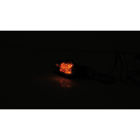 Intermitente LED HIGHSIDER smart Rock - cristal ahumado - homologado E - Pareja