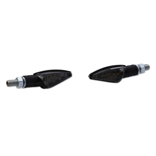 Intermitente LED HIGHSIDER smart Toledo - cristal ahumado - homologado E - Pareja