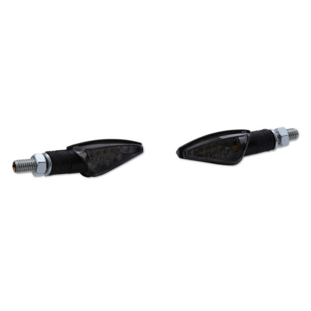 Intermitente LED HIGHSIDER smart Toledo - cristal ahumado - homologado E - Pareja