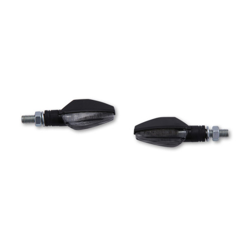 Intermitente LED HIGHSIDER smart Toledo - cristal ahumado - homologado E - Pareja