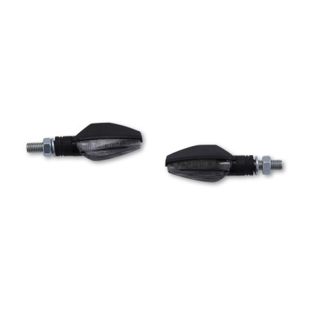 Intermitente LED HIGHSIDER smart Toledo - cristal ahumado - homologado E - Pareja