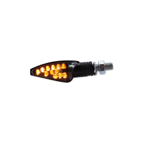 Intermitente LED HIGHSIDER smart Toledo - cristal ahumado - homologado E - Pareja