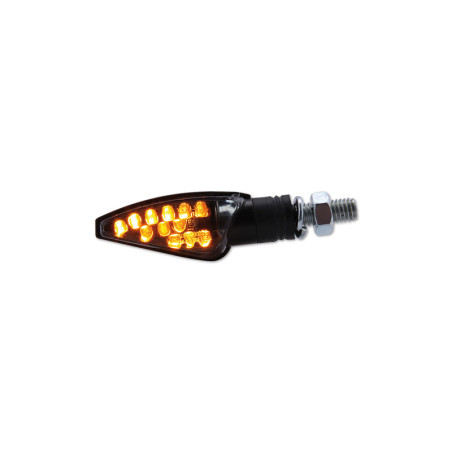 Intermitente LED HIGHSIDER smart Toledo - cristal ahumado - homologado E - Pareja