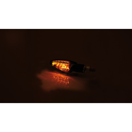 Intermitente LED HIGHSIDER smart Toledo - cristal ahumado - homologado E - Pareja