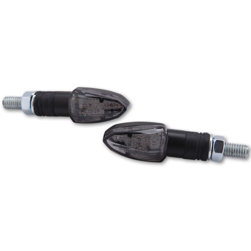 Intermitente LED HIGHSIDER smart Lizzard - cristal ahumado - homologado E - Pareja