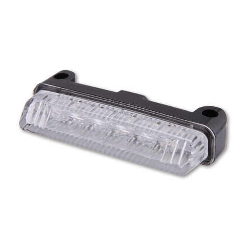 Piloto trasero LED HIGHSIDER smart Mini - cristal transparente - homologado E - 1 pieza