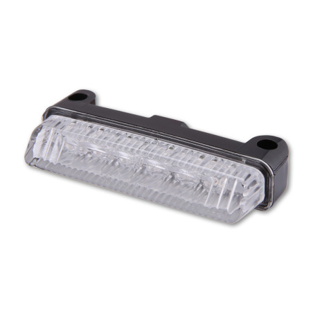 Piloto trasero LED HIGHSIDER smart Mini - cristal transparente - homologado E - 1 pieza