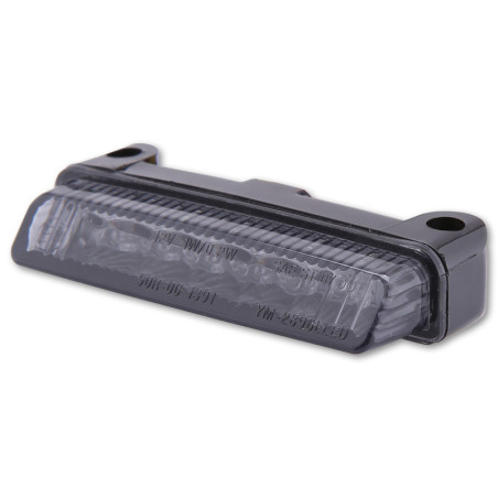 Piloto trasero LED HIGHSIDER smart Mini - cristal ahumado - homologado E - 1 pieza
