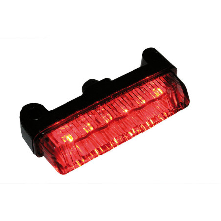Piloto trasero LED HIGHSIDER smart Mini - cristal ahumado - homologado E - 1 pieza