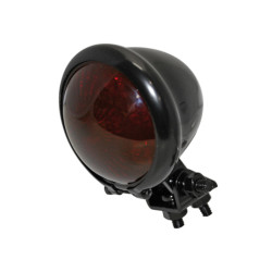 Piloto trasero LED HIGHSIDER smart Bates Style - cristal rojo - homologado E - 1 pieza