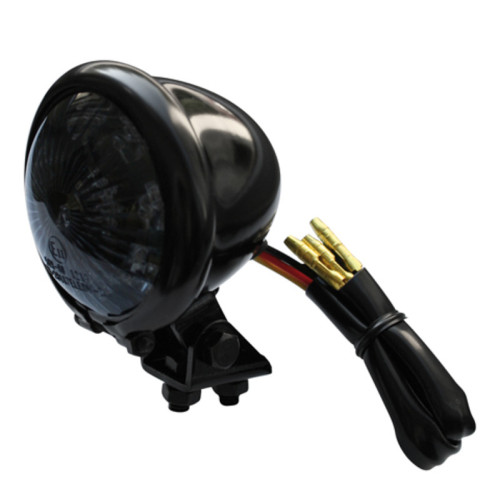 Piloto trasero LED HIGHSIDER smart Bates Style - cristal ahumado - homologado E - 1 pieza